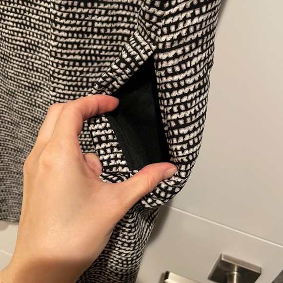 MERONA Geometric Summer One Piece Dress sleeveless shirt top vintage print mod S - Picture 4 of 5